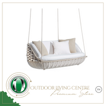 Load image into Gallery viewer, Luxury Outdoor Hanging Basket Bird's Nest Swing Rattan Hammock
