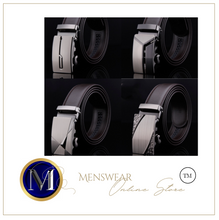 Load image into Gallery viewer, Mens Luxury BELT Automatic Buckle Genuine Leather - Brown - Many Styles &amp; Sizes
