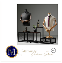 Load image into Gallery viewer, "Arna Royal Gown Collection" Luxury Male Platform Mannequin Cosmetology Window Display Model
