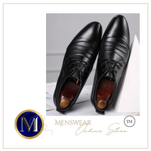 Load image into Gallery viewer, British Slip On Split Leather Pointed Toe Shoes Business Wedding Formal Shoes - Many Colours &amp; Sizes
