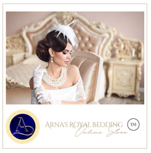 Load image into Gallery viewer, "Arna Lisa" Royal Bedding Set - 7 Piece French Lace Embriodery
