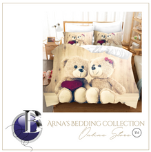 Load image into Gallery viewer, 3D Teddy Bear Bedding Set 3 Pcs Duvet Cover &amp; Pillowcase(s)
