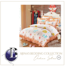 Load image into Gallery viewer, "Arna Lisa" Royal Collection - New Cotton Royal Luxury Bedding - Queen/King - 6 Piece
