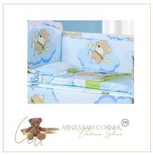 Load image into Gallery viewer, "Arna Collection" Bumper Set for Cot - Including Mattress - 6 pieces
