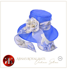 Load image into Gallery viewer, "Arna Collection" Luxury Hats - Lace floral Elegance
