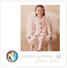 Load image into Gallery viewer, Arna Royal Gown Collection - Luxury Girls Pyjama Set 100% Cotton/Lace - Many Sizes

