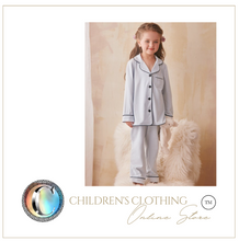 Load image into Gallery viewer, Arna Royal Gown Collection - Luxury Girls Pyjama Set 100% Cotton/Lace - Many Sizes
