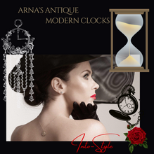 Load image into Gallery viewer, Deluxe "Arna Royal Clock Collection"  Handcrafted Wooden Industrial Abstract Wall Clock

