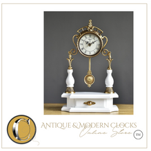 Load image into Gallery viewer, "Arna Royal Victorian Collection" Vintage Solid Wood Copper Clocks
