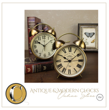 Load image into Gallery viewer, Deluxe "Arna Royal Clock Collection"  Retro Vintage Table Clock - Many Styles
