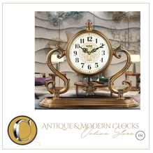 Load image into Gallery viewer, "Arna Royal Victorian Collection"  Vintage Unique High Quality Copper Table Clock
