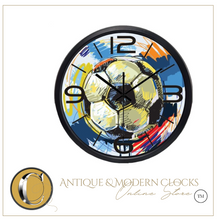 Load image into Gallery viewer, Deluxe "Arna Royal Clock Collection"  Football Basketball Clock Children's
