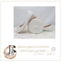 Load image into Gallery viewer, Limited Edition - Luxury Lace Shoe Set - Many colours &amp; Sizes (Shoe + Clutch) Wedding
