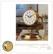 Load image into Gallery viewer, "Arna Royal Victorian Collection"  Vintage Unique High Quality Copper Table Clock
