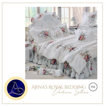 Load image into Gallery viewer, "Arna Lisa" Royal Collection - New Cotton Royal Luxury Bedding - Double/Queen/King - 8 Piece

