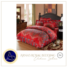 Load image into Gallery viewer, "Arna Lisa" Royal Collection - New Cotton Royal Luxury Bedding - Queen/King - 6 Piece
