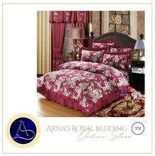 Load image into Gallery viewer, "Arna Lisa" Royal Collection - New Cotton Royal Luxury Bedding - Queen/King - 6 Piece
