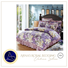 Load image into Gallery viewer, "Arna Lisa" Royal Collection - New Cotton Royal Luxury Bedding - Queen/King - 6 Piece
