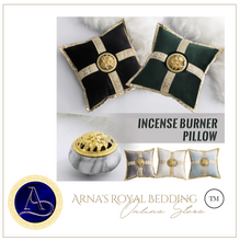 Load image into Gallery viewer, Arna Royal Victorian Collection" Luxury Incense Burner Pillow Cushion Cover Yoga
