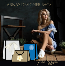 Load image into Gallery viewer, "Arna Lisa" Collection - Original Classic Print Handbag + Clutch/Wallet/Purse - Many Styles
