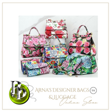 Load image into Gallery viewer, "Arna Lisa" Collection - Original Classic Print Handbag + Clutch/Wallet/Purse - Many Styles
