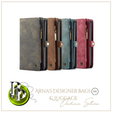 Load image into Gallery viewer, "Arna Lisa" Royal Collection - Designer Leather Samsung Case/Wallet 2 in 1 Magnetic

