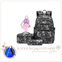Load image into Gallery viewer, "Arna's Designer School Bags" New Girls Bag Set - Many colours and styles
