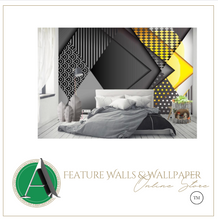 Load image into Gallery viewer, "Arna" Collections - DIY - Custom Photo Wallpaper Mural Golden Sculpture Wall Background Wall 3D Wall Papers Home Decor
