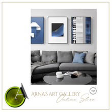 Load image into Gallery viewer, Arna's Luxury Painting Collection - Nordic Abstract Geometry Print Canvas Painting
