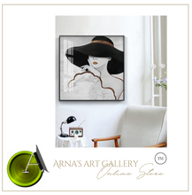 Load image into Gallery viewer, Arna's Luxury Painting Collection - Nordic Stylish Lady Painting
