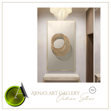 Load image into Gallery viewer, Arna's Luxury Painting Collection - Modern Stereo Gold Abstract Print Canvas Painting
