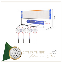 Load image into Gallery viewer, AirBadminton Offical 6 Metre Net &amp; Racket Set
