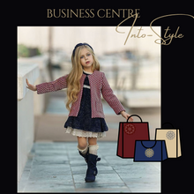 Load image into Gallery viewer, "Arna Royal Gown Collection" Luxury Child White Mannequin Cosmetology Window Display Model
