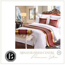 Load image into Gallery viewer, "Arna Royal LUXURY Collection" Hotel Quality Bed Runner/Scarf &amp; 2 Cushion Covers - Many Colours
