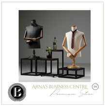 Load image into Gallery viewer, "Arna Royal Gown Collection" Luxury Male Platform Mannequin Cosmetology Window Display Model
