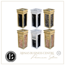 Load image into Gallery viewer, Arna Royal Vintage Collection"  Luxury Golden Outside/Inside Large Trash Rubbish Bin - Home or Business
