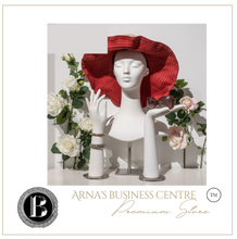 Load image into Gallery viewer, "Arna Royal Gown Collection" Luxury Female Head Mannequin Cosmetology Window Display Model
