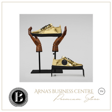 Load image into Gallery viewer, "Arna Royal Gown Collection" Luxury Male/Women Wooden Platform Mannequin Hand Cosmetology Window Display Model
