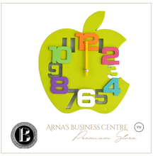 Load image into Gallery viewer, Luxury "Arna Royal Clock Collection" Children's Apple Clock - Many Colours
