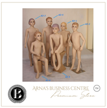 Load image into Gallery viewer, "Arna Royal Gown Collection" Luxury Child Natural Mannequin Cosmetology Window Display Model
