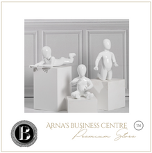 Load image into Gallery viewer, "Arna Royal Gown Collection" Luxury Child White Mannequin Cosmetology Window Display Model
