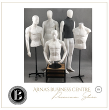 Load image into Gallery viewer, "Arna Royal Gown Collection" Luxury Male ABS Platform Mannequin Cosmetology Window Display Model
