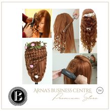 Load image into Gallery viewer, Girls Professional 85% Real Human Hair Mannequin Hair Training &amp; Makeup - (Perfect Gift) )

