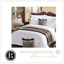 Load image into Gallery viewer, "Arna Royal LUXURY Collection" Hotel Quality Bed Runner/Scarf &amp; 2 Cushion Covers - Many Colours
