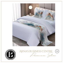 Load image into Gallery viewer, "Arna Royal LUXURY Collection" Hotel Quality Bed Runner/Scarf &amp; 2 Cushion Covers - Many Colours
