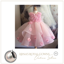 Load image into Gallery viewer, "Arna"  Royal Gown Collection - Girl/Formal/Wedding/Pageant -  Made to Measure - Large range of Colours
