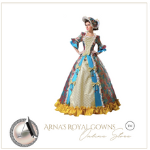 Load image into Gallery viewer, Arna's Royal Gown Collection - Rococo Baroque Marie Antoinette Dress
