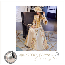 Load image into Gallery viewer, Arna's Royal Gown Collection - Victorian Rococo Baroque Marie Antoinette Ball Dresses 18th Century Gown
