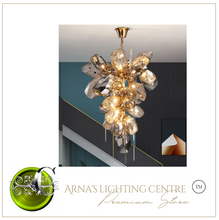 Load image into Gallery viewer, "Arna's Luxury  Collection" Chandelier 80cm x 135cm Luxury Blown Glass
