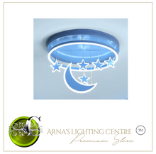Load image into Gallery viewer, Arna Royal Collection - Children's Star Moon Hanging Lights LED Chandeliers
